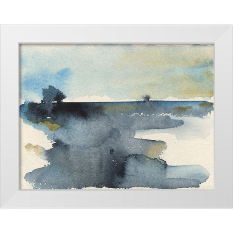 Upheval IV White Modern Wood Framed Art Print by Moore, Regina