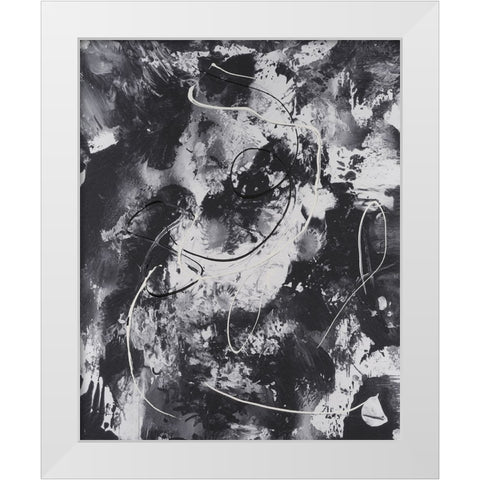 Radical Mix I White Modern Wood Framed Art Print by Moore, Regina
