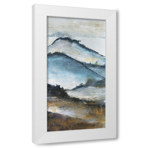 Ancient View II White Modern Wood Framed Art Print by Bramma, Lila