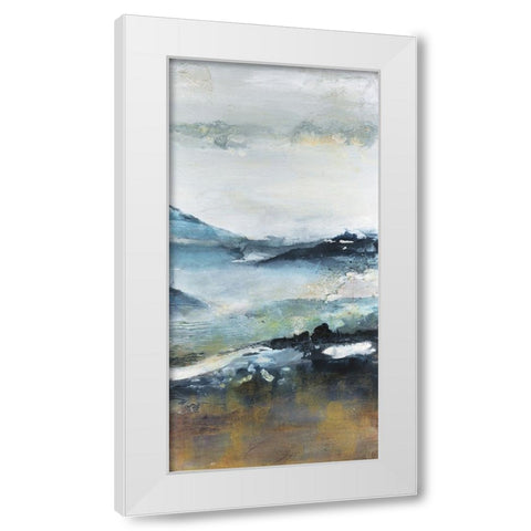 Ancient View III White Modern Wood Framed Art Print by Bramma, Lila