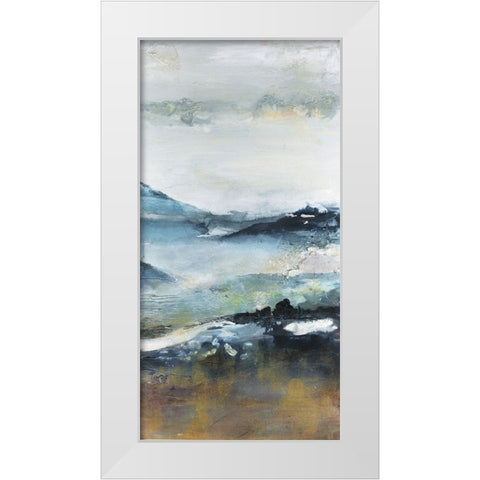Ancient View III White Modern Wood Framed Art Print by Bramma, Lila