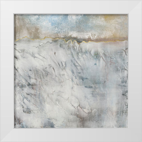 Dare to Face I White Modern Wood Framed Art Print by Bramma, Lila