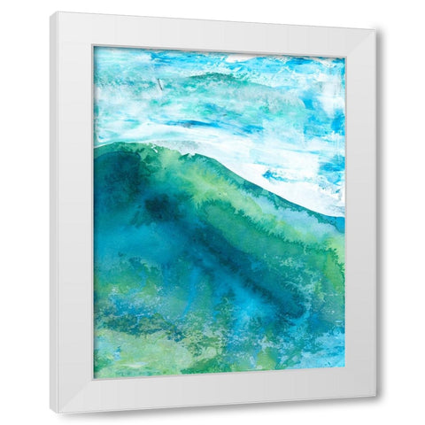 New Air I White Modern Wood Framed Art Print by Kaelber, Renee