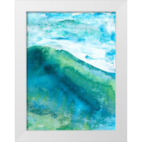 New Air I White Modern Wood Framed Art Print by Kaelber, Renee
