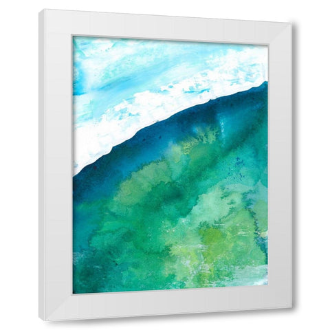 New Air II White Modern Wood Framed Art Print by Kaelber, Renee