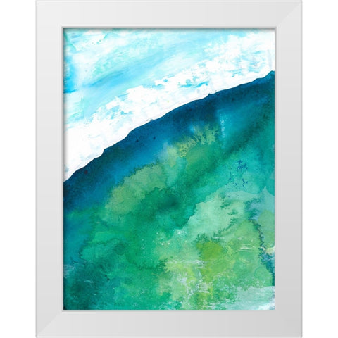 New Air II White Modern Wood Framed Art Print by Kaelber, Renee