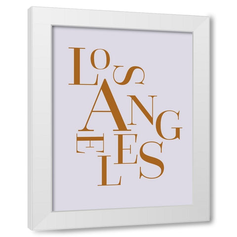 City Center Type III White Modern Wood Framed Art Print by Green, Jacob