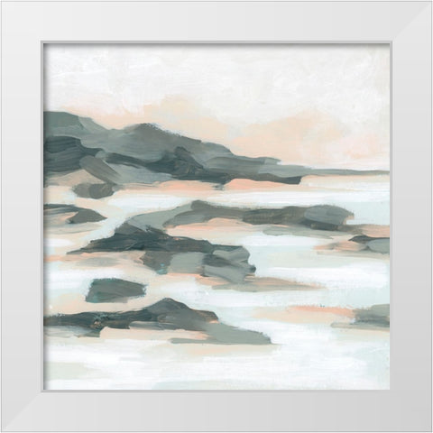 Stone Inlet I White Modern Wood Framed Art Print by Vess, June Erica