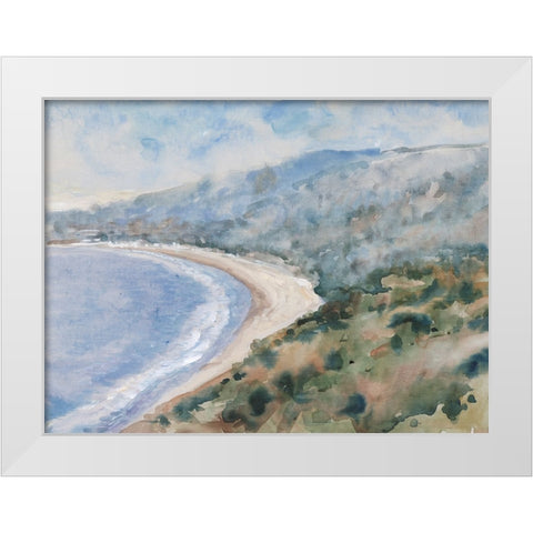 Coastal Mist I White Modern Wood Framed Art Print by OToole, Tim