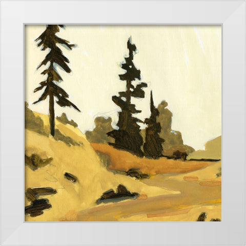 State Park Pine Sketch II White Modern Wood Framed Art Print by Green, Jacob