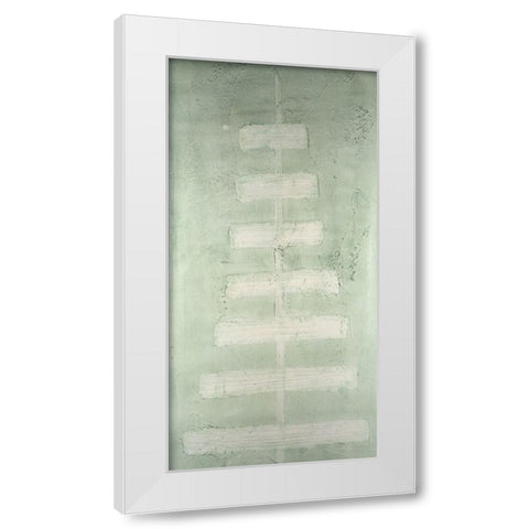Veriegatas III White Modern Wood Framed Art Print by Lam, Vanna