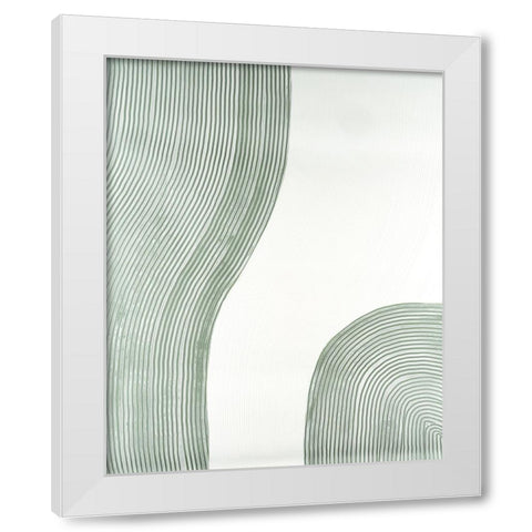 Get Going III White Modern Wood Framed Art Print by Lam, Vanna