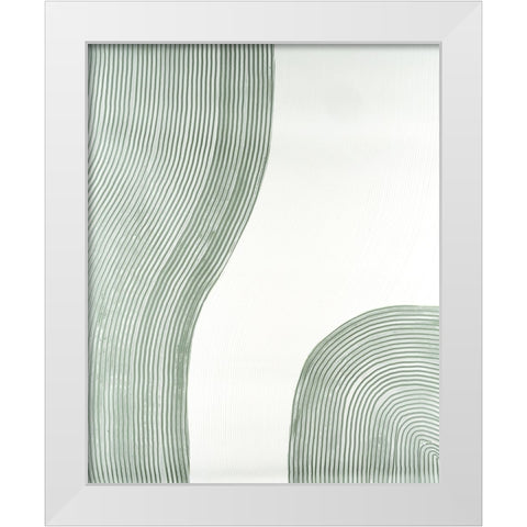 Get Going III White Modern Wood Framed Art Print by Lam, Vanna