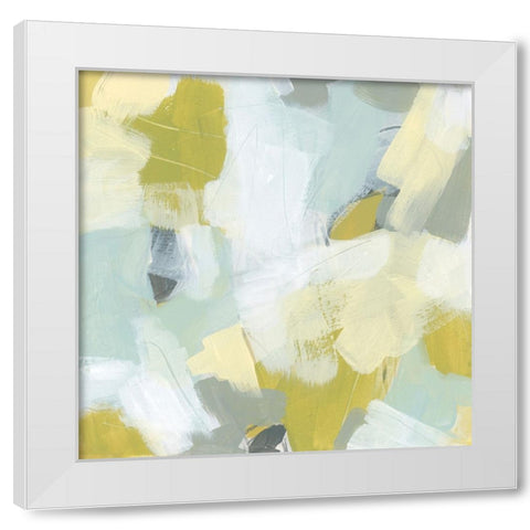 Greenlit IV White Modern Wood Framed Art Print by Vess, June Erica