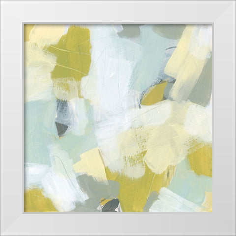 Greenlit IV White Modern Wood Framed Art Print by Vess, June Erica