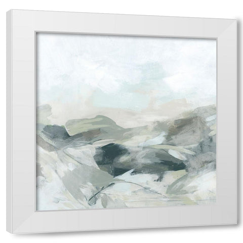 Granite Surf II White Modern Wood Framed Art Print by Vess, June Erica