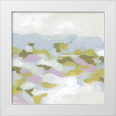 Blue Ridge Spring II White Modern Wood Framed Art Print by Vess, June Erica