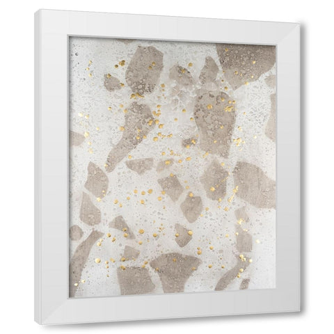 Chordata II White Modern Wood Framed Art Print by Lam, Vanna