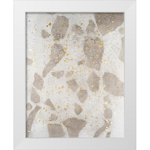 Chordata II White Modern Wood Framed Art Print by Lam, Vanna
