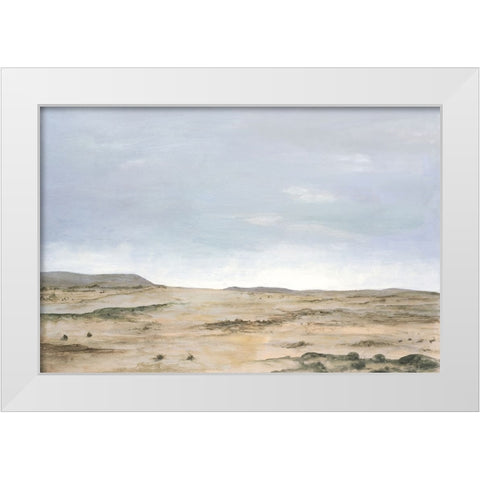 Arid Vista I White Modern Wood Framed Art Print by Willett, Michael