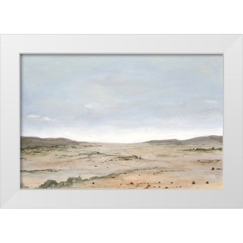 Arid Vista II White Modern Wood Framed Art Print by Willett, Michael