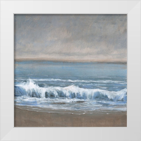 Coastal Showers II White Modern Wood Framed Art Print by OToole, Tim