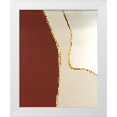 Allspice I White Modern Wood Framed Art Print by Lam, Vanna