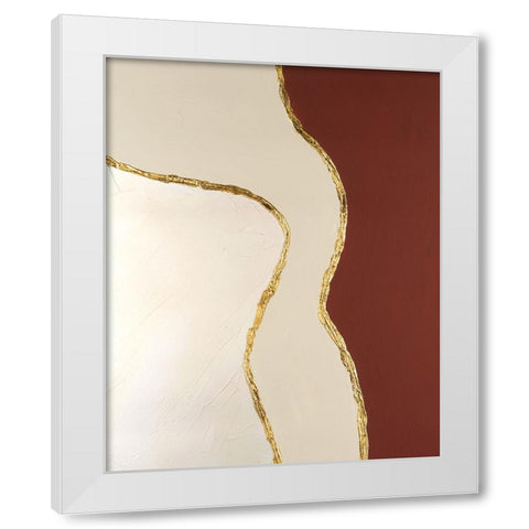 Allspice II White Modern Wood Framed Art Print by Lam, Vanna