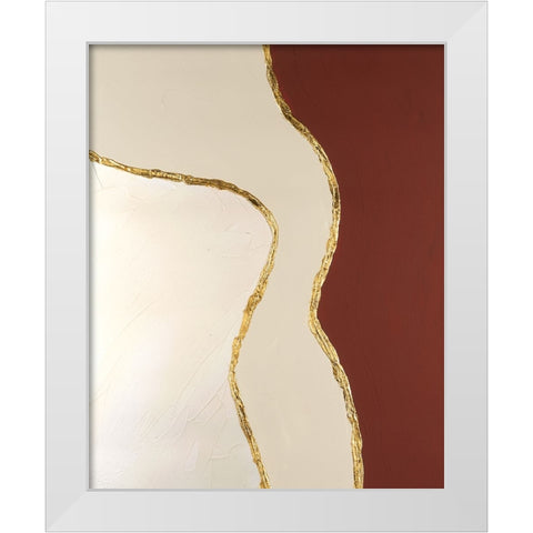 Allspice II White Modern Wood Framed Art Print by Lam, Vanna