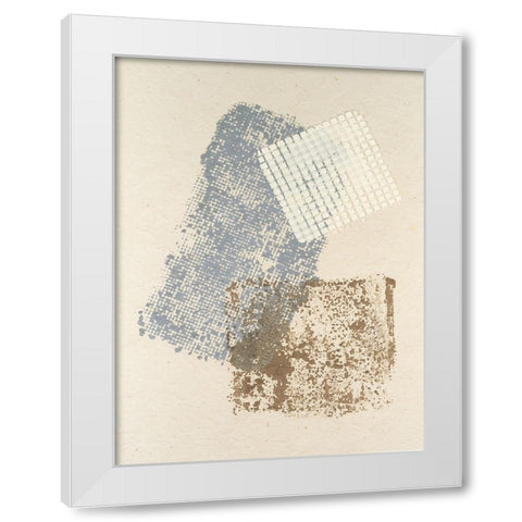 Embellished Scrim I White Modern Wood Framed Art Print by Lam, Vanna