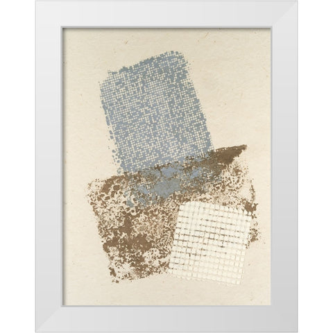 Embellished Scrim II White Modern Wood Framed Art Print by Lam, Vanna