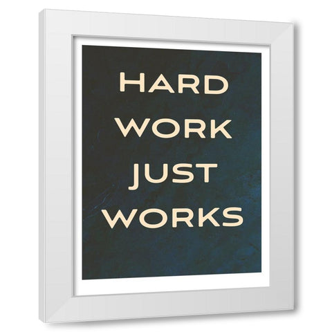 Bro-Inspo I White Modern Wood Framed Art Print by Green, Jacob