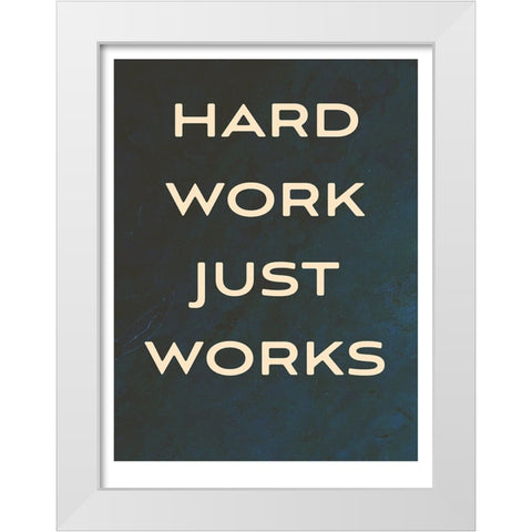 Bro-Inspo I White Modern Wood Framed Art Print by Green, Jacob