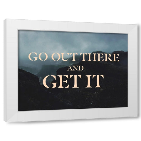 Bro-Inspo V White Modern Wood Framed Art Print by Green, Jacob