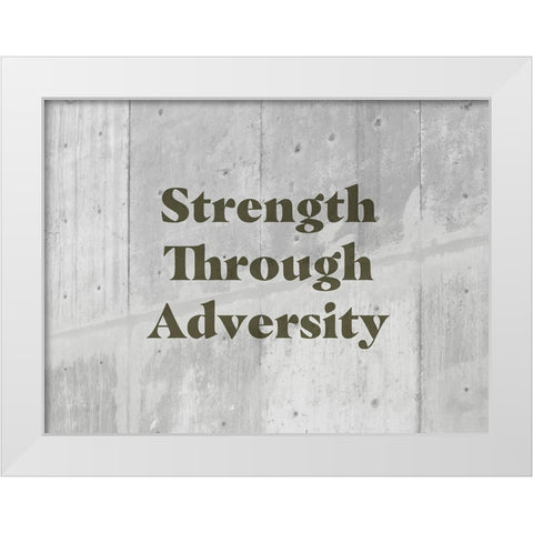Bro-Inspo VII White Modern Wood Framed Art Print by Green, Jacob