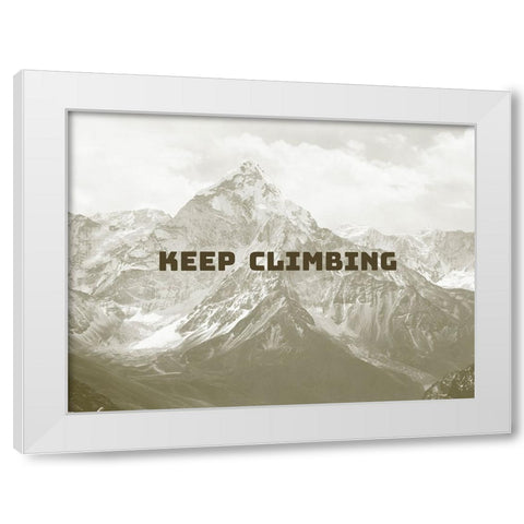 Bro-Inspo VIII White Modern Wood Framed Art Print by Green, Jacob