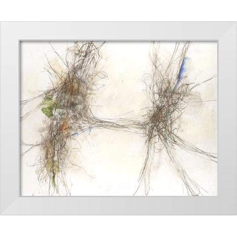 Earth Systems II White Modern Wood Framed Art Print by Willett, Michael