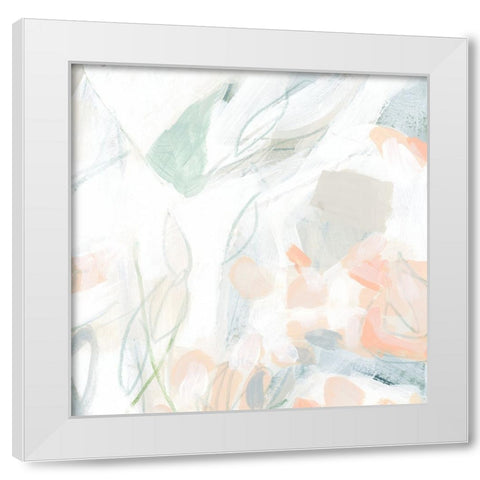 Granite Biome IV White Modern Wood Framed Art Print by Vess, June Erica