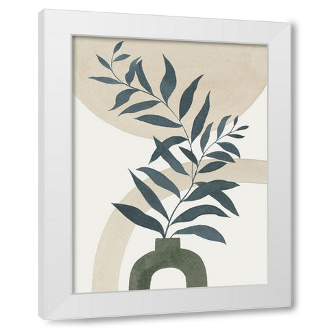 Minimal Vase II White Modern Wood Framed Art Print by Popp, Grace