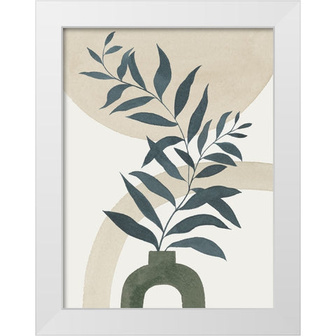 Minimal Vase II White Modern Wood Framed Art Print by Popp, Grace