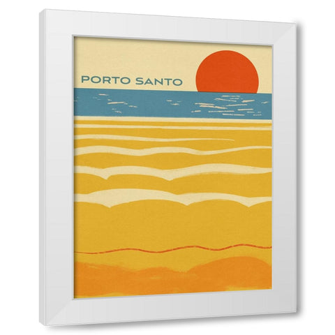 Summer Abroad I White Modern Wood Framed Art Print by Green, Jacob