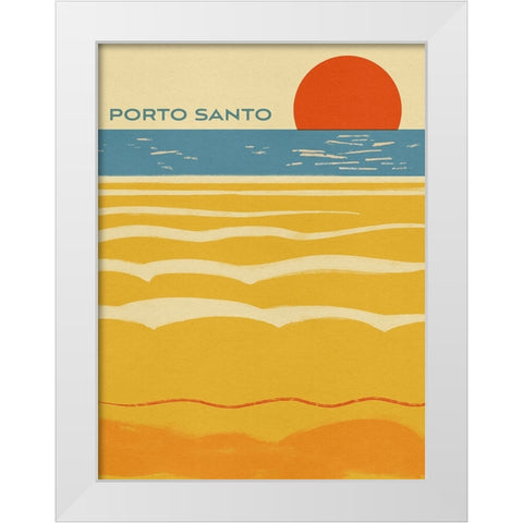 Summer Abroad I White Modern Wood Framed Art Print by Green, Jacob