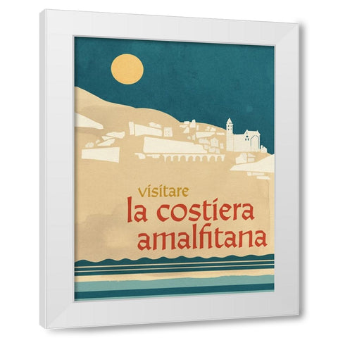 Summer Abroad IV White Modern Wood Framed Art Print by Green, Jacob