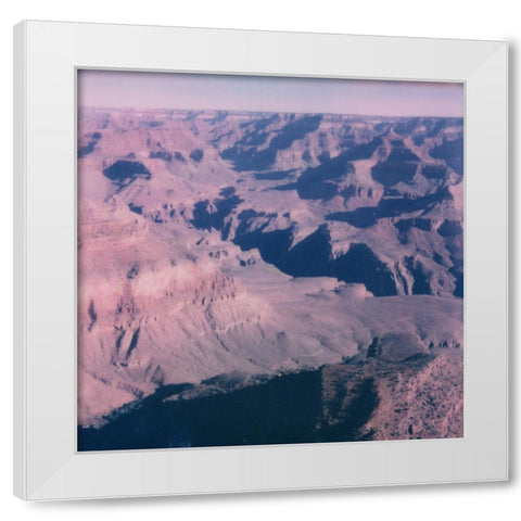 Grand Canyon Vista I White Modern Wood Framed Art Print by Green, Jacob