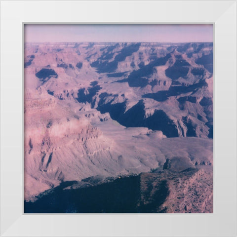Grand Canyon Vista I White Modern Wood Framed Art Print by Green, Jacob