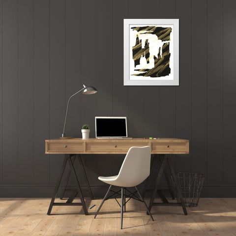 Onyx Obelisks II White Modern Wood Framed Art Print by Willett, Michael