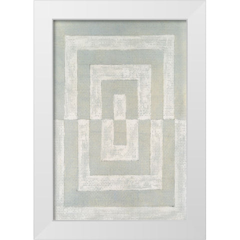 Inner Hall II White Modern Wood Framed Art Print by Lam, Vanna