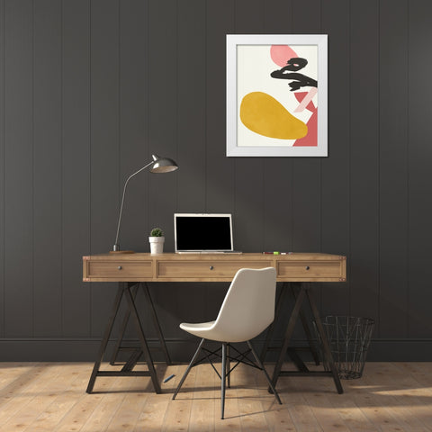 Bright Boy I White Modern Wood Framed Art Print by Green, Jacob