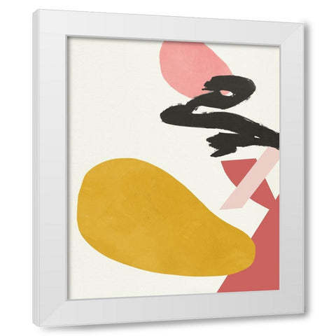 Bright Boy I White Modern Wood Framed Art Print by Green, Jacob