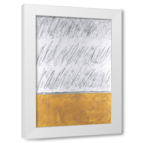 Chroma Tract IV White Modern Wood Framed Art Print by Willett, Michael